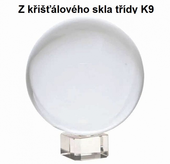 Velká křišťálová skleněná koule | 10 cm