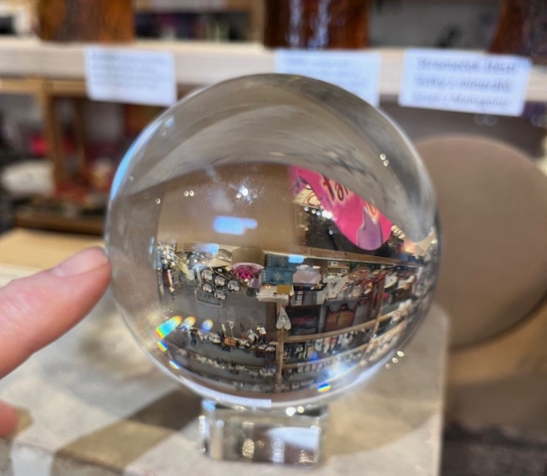 Velká křišťálová skleněná koule | 10 cm 