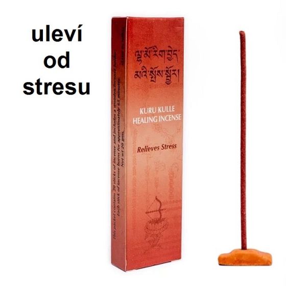 Kurkule uleví STRESU - Tibetské vonné tyčinky