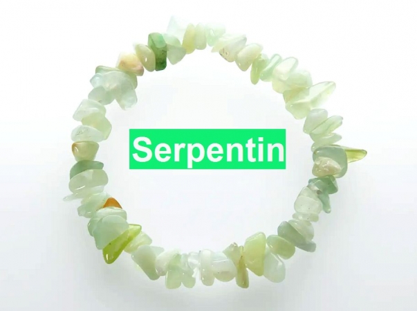Serpentin - náramek minerál šperk význam