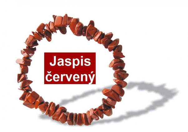 Jaspis červený - náramek minerál význam