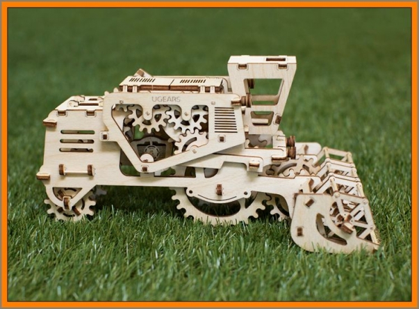 Kombajn mechanické puzzle, 3D stavebnice