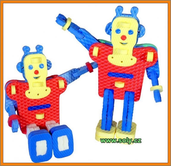Robot puzzle, hračka pro nejmenší děti