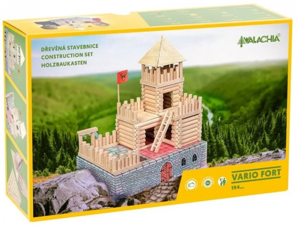 Pevnost - Hrad. Dřevěná stavebnice pro děti