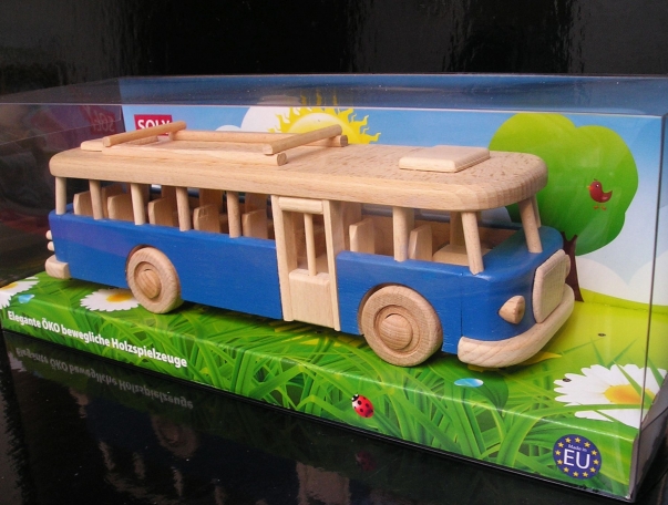Modrý autobus v dětském dárkovém balení
