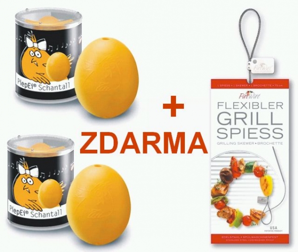 Vařiče vajíček 2+1= 2x BeepEgg +zadarmo špíz.