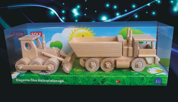 České hračky (buldozer + nákladní Tatra)