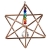 Merkaba s čakrovým krystalem