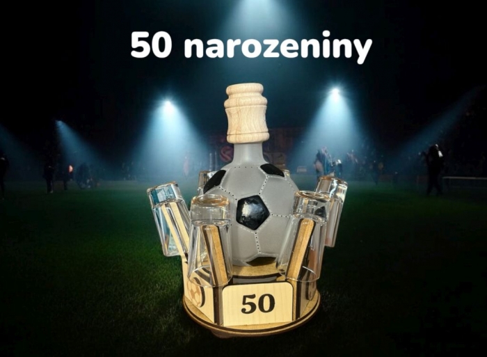 Dárek pro fotbalistu k 50 narozeninám.
