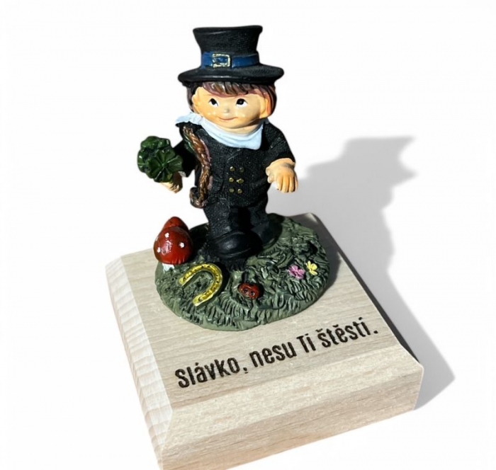 Komíček pro štěstí se čtyřlístkem