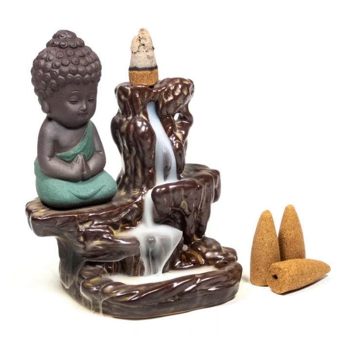 Stojánek Budha na aroma vonné kužely