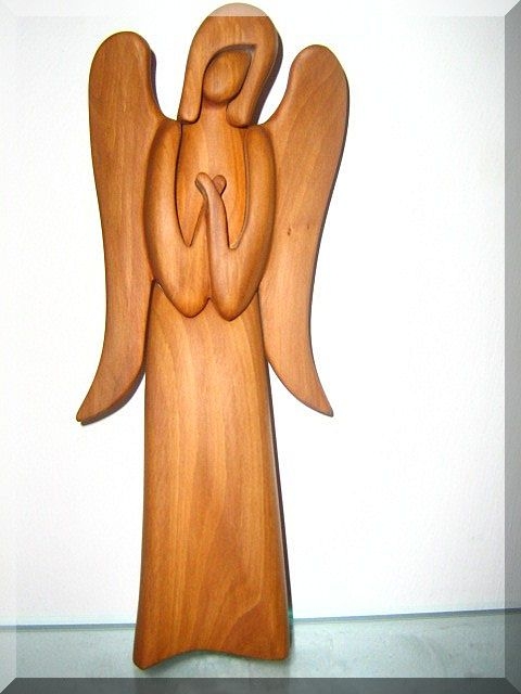 Anděl ze dřeva v. 25 cm