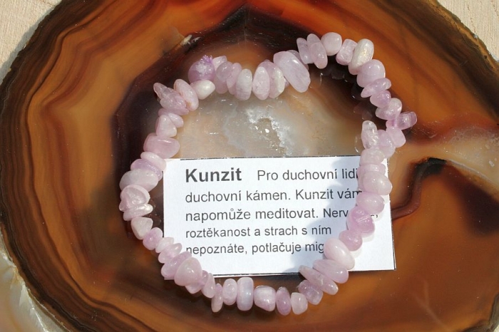 Kunzit- náramek obchod Veselí nad Moravou