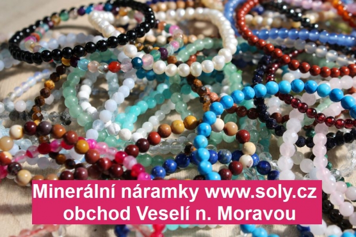 Morganit - náramek minerál 4mm broušený obchod