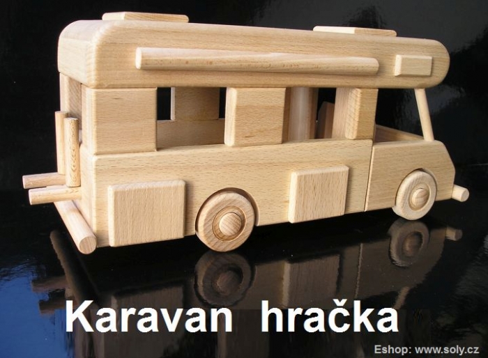 Dárek pro karavanisty - dřevěný karavan