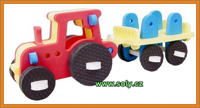 traktor hračka za pěny