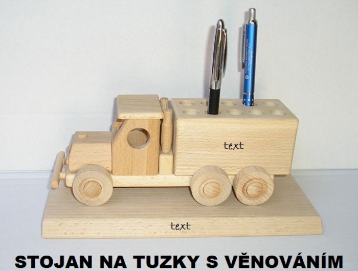 Stojánky na pera - dřevěné hračky