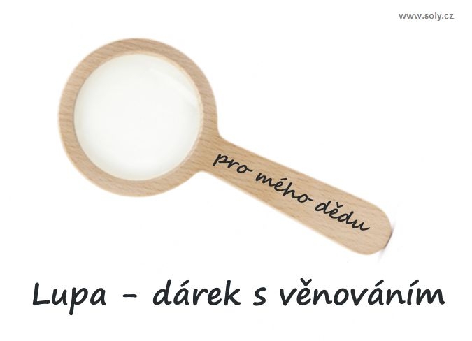 zvětšovací lupa dárek pro babičku