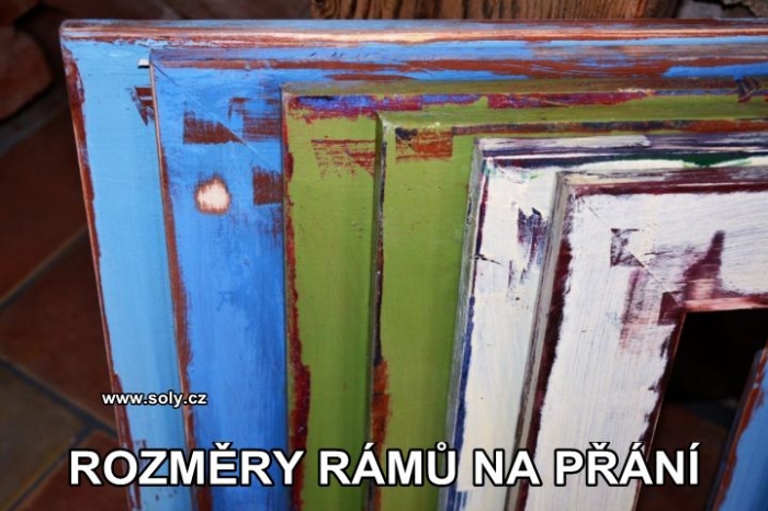 Dřevěný rámeček na fotky