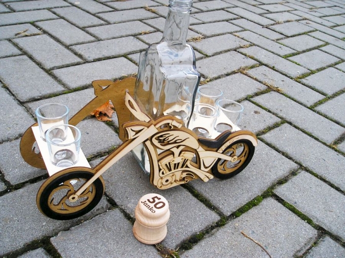Motorka dárek chooper pro motorkáře 