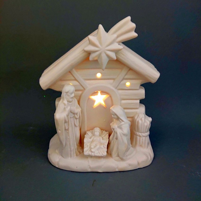 keramický vánoční betlém