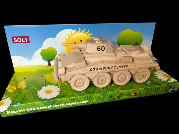 Transportér dárek ze dřeva