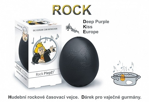 Vařiče vajec s Rock melodiemi
