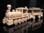 dětská dřevěná lokomotiva dárek