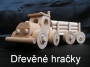 Dřevěné nákladní autíčka pro děti, hračky