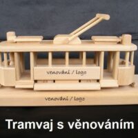 Dřevěné dárky pro řidiče tramvají