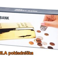 Pokladnička pro děti zlatá cihla