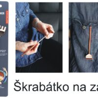 Škrabátko drbátko na záda - teleskopické, dárek pro tátu, tatínka