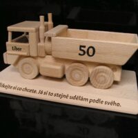 Dárek k narozeninám nákladní vozidla