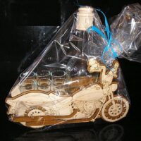 Motorka dárek pro motorkáře láhev flaška do penze
