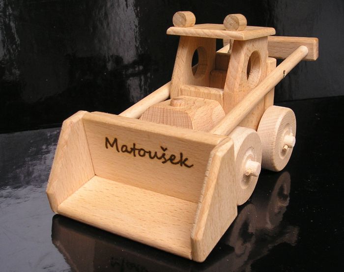 Zemědělský nakladač hračka pro řidiče do penze i model