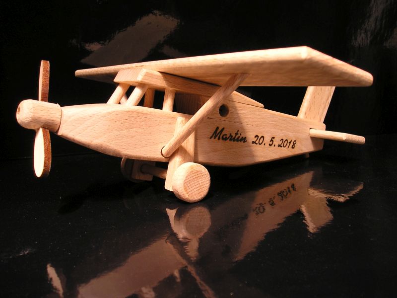 Dřevěné letadlo typ Pilatus