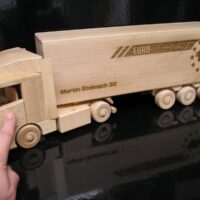 truck kamion na láhev k narozeninám