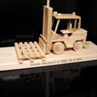 Dárky pro skaldníky, logistiky model vysokozdvižného vozíku