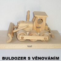 Dárek pro buldozeristu řidiče model buldozeru