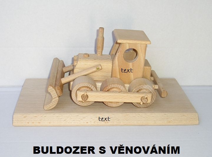 Dárek pro buldozeristu řidiče model buldozeru