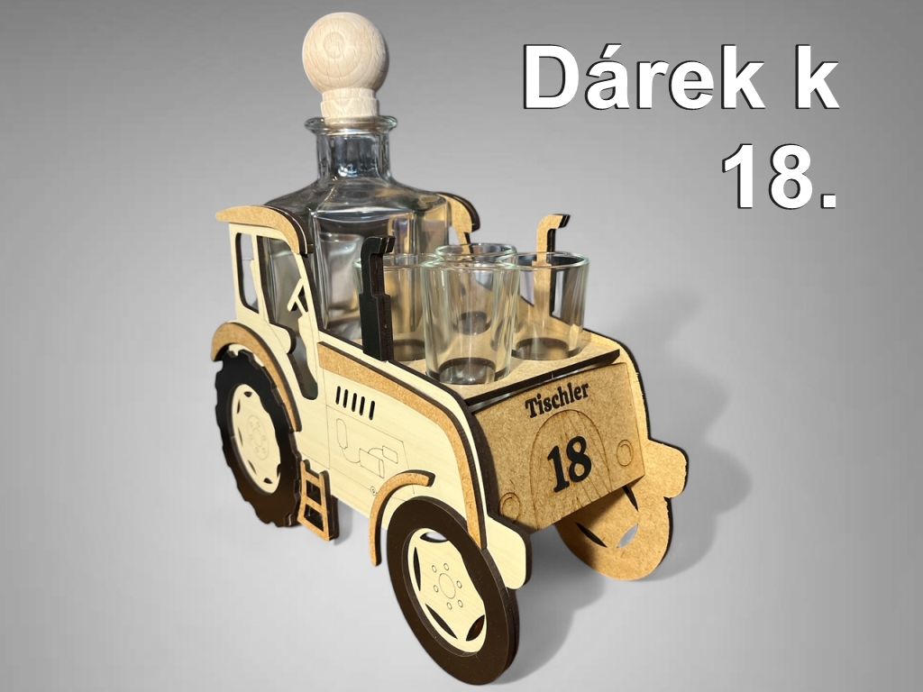 Dárek pro traktoristu láhev model