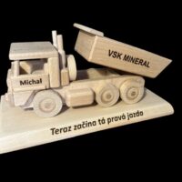 Nakladák dárek pro šoféra model vozidla