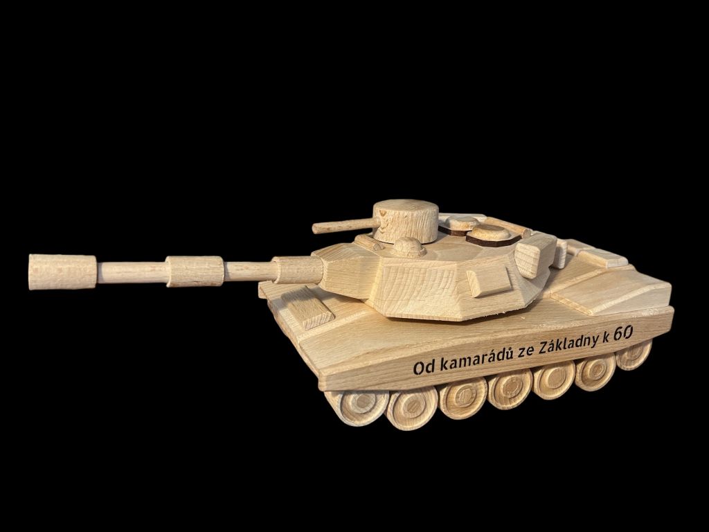 Hračky pro kluky vojenský tank k narozeninám 60 Abrams