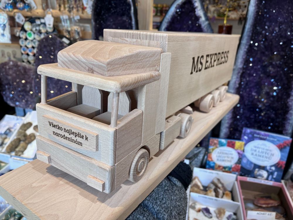 dárek k narozeninám nákladního auto truck