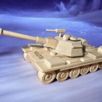 Dárek pro vojáka vojenský tank model