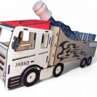 Truck dárek láhev s panáky k narozeninám