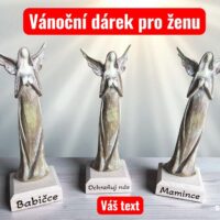 Originální vánoční dárek pro ženu – soška anděla