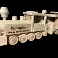 Dřevěný vláček hračka