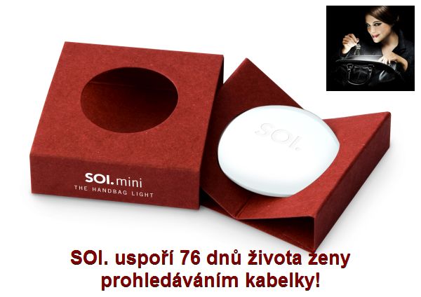 Svítilna, LED lampička pro dámskou kabelku