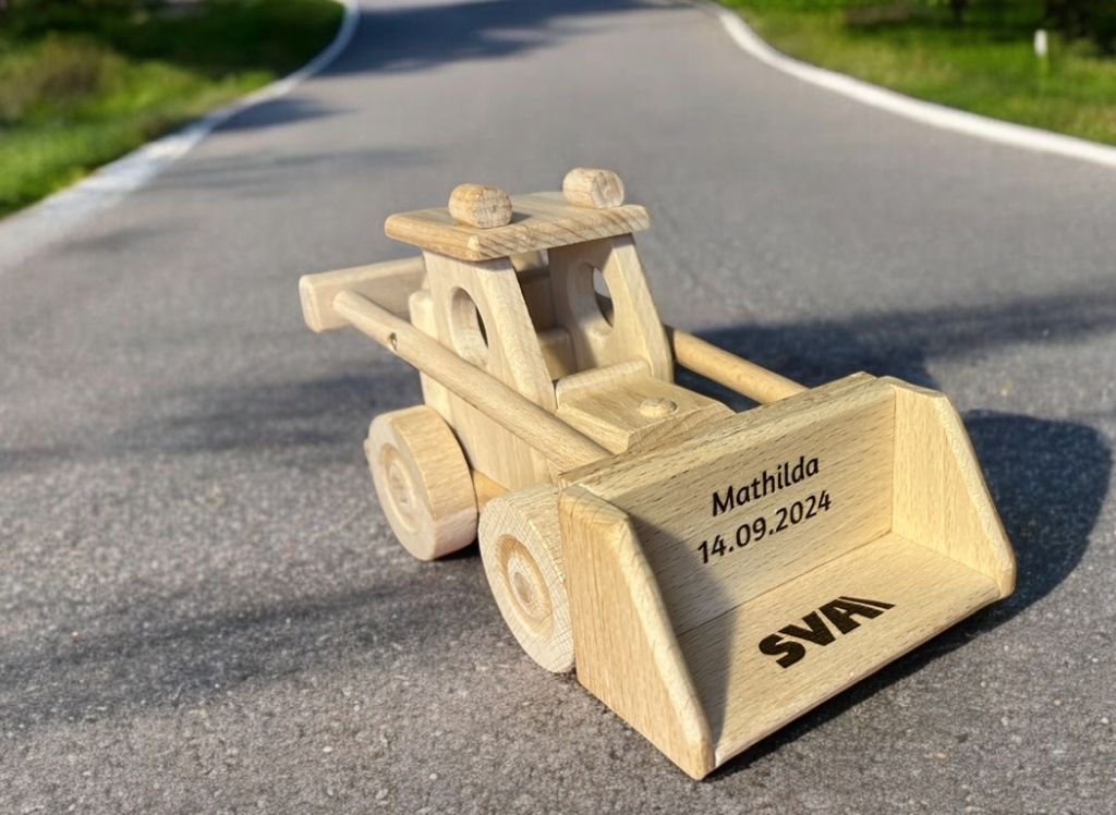 nakladač písku stavební stroje dárek hračka model